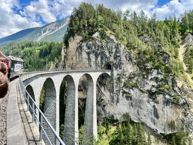 Landwasser viaduct on the Glacier Express route