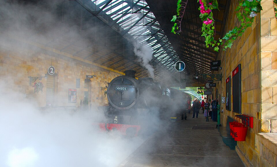 Pickering station on the North Yorkshire Moors Railway